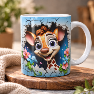 Hrnek „Veselá žirafa“ – 330 ml